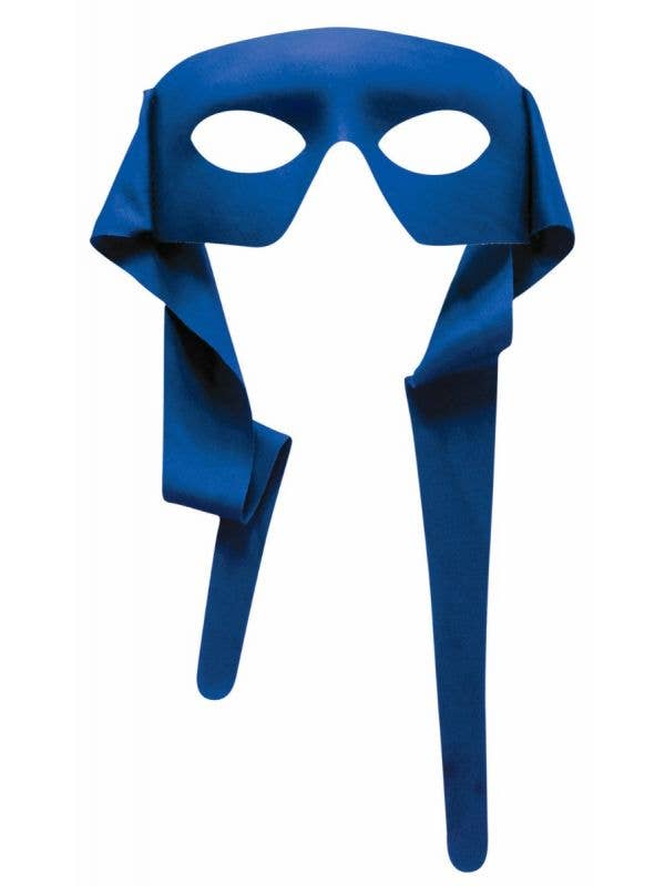 Basic Blue Adult's Superhero Eye Mask Costume Accessory Main Image