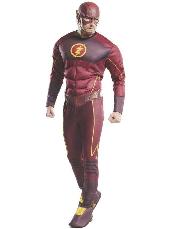 Men's Deluxe The Flash Costume Front View