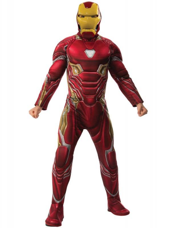 Mens Iron Man Avengers Infinity War Movie Teachers Book Wee Fancy Dress Costume Main Image