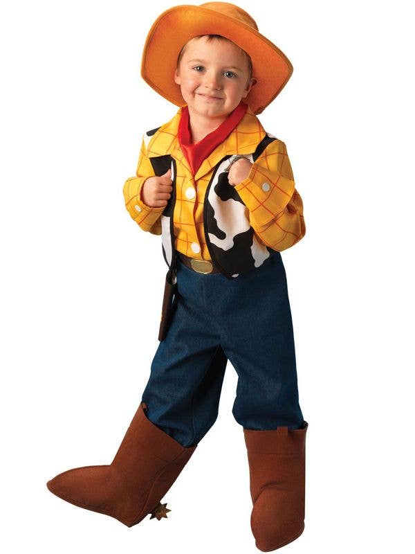 Boy's Woody Toy Story Cowboy Costume Front View