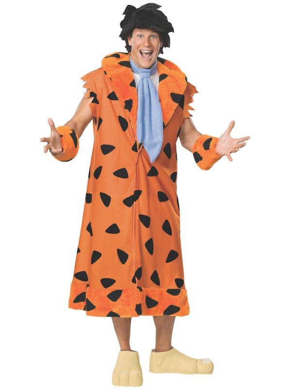 Men's Officially Licensed Oversized Fred Flintstone Costume - Main Image