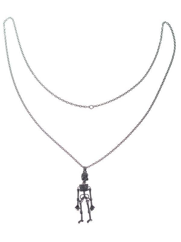 Image of Skeleton Pendant Necklace Halloween Costume Jewellery