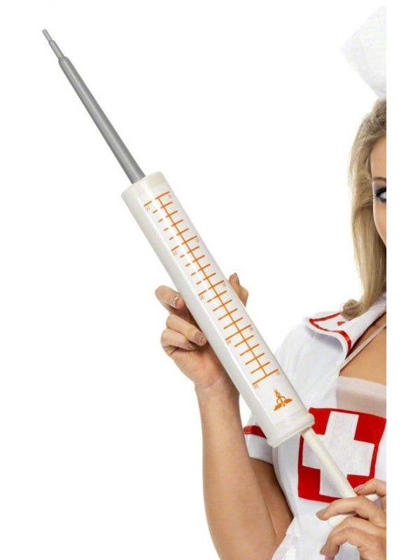 Jumbo Nurse Syringe Costume Accessory | Novelty Giant Fake 