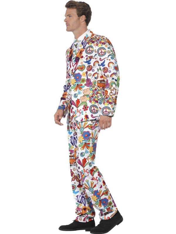 Colourful Groovy Stand Out Suit | Mens 70s Groovy Hippie Costume Suit