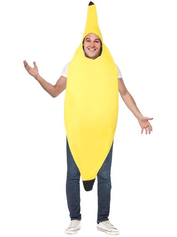 Adult's Novelty Yellow Banana Costume - Main Image