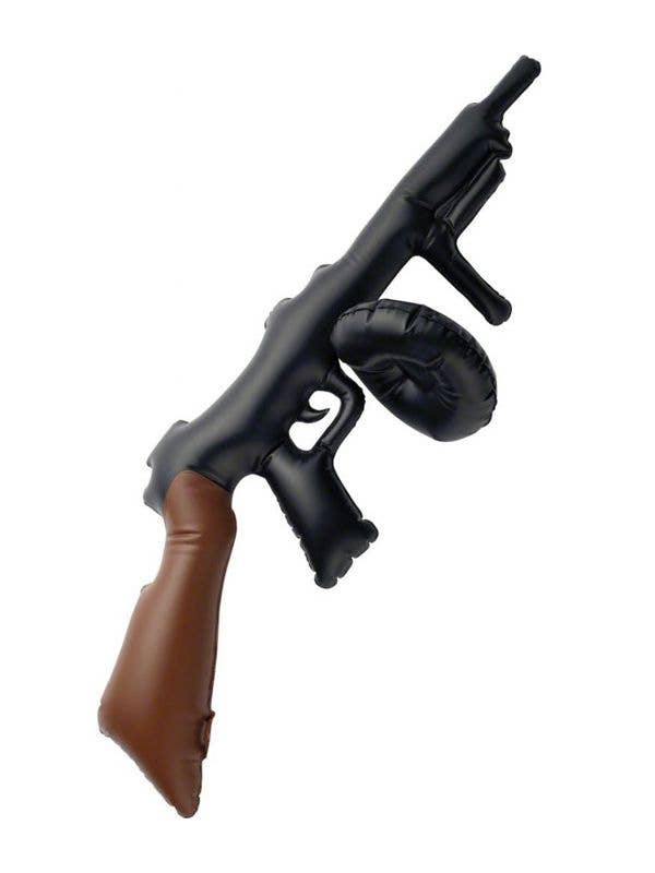 Novelty Inflatable Black 20's Tommy Gun Costume Weapon 