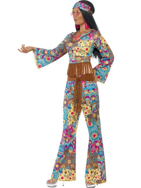 1970's Womens Flower Power Hippie Costume | Women's 70's Costume