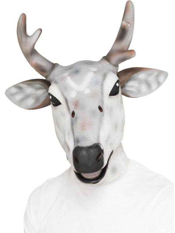 Adults Full Head Reindeer Latex Costume Mask