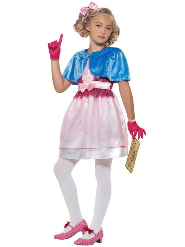 Girls Veruca Salt Willy Wonka Roald Dahl Book Week Costume Front Image