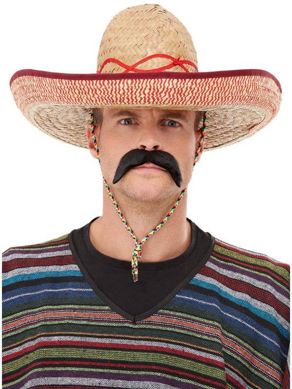 Mexican Sombrero Natural Straw Costume Hat - Main Image