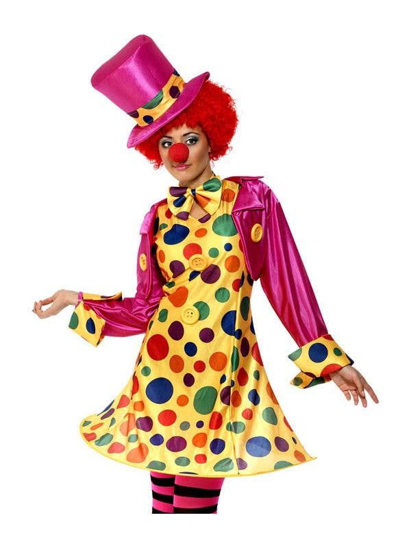 Colourful Clown Circus Women's Costume | Womens Clown Costume