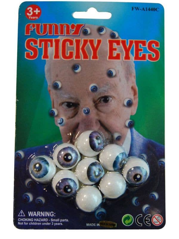 Creepy Stick On Eyeballs Halloween Accessory