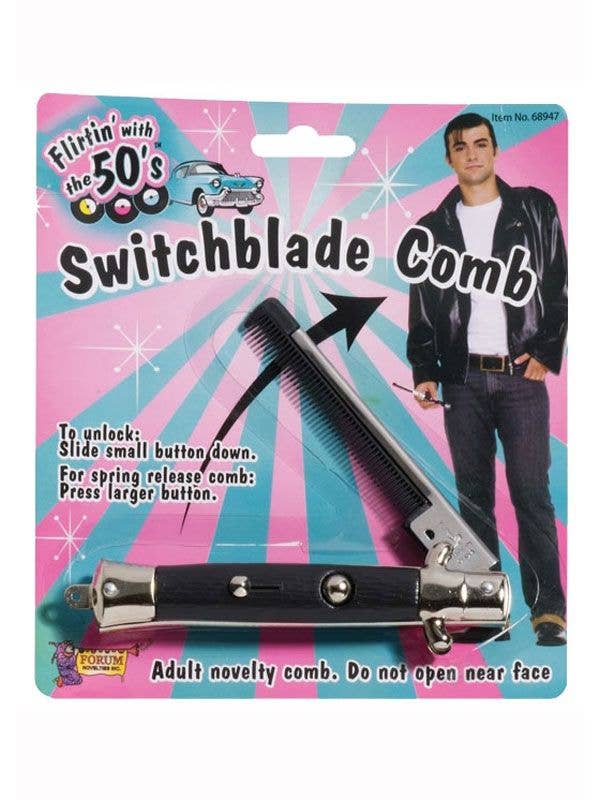 Grease Switch Blade Flick Comb 50s Dress Up Costume Accessory
