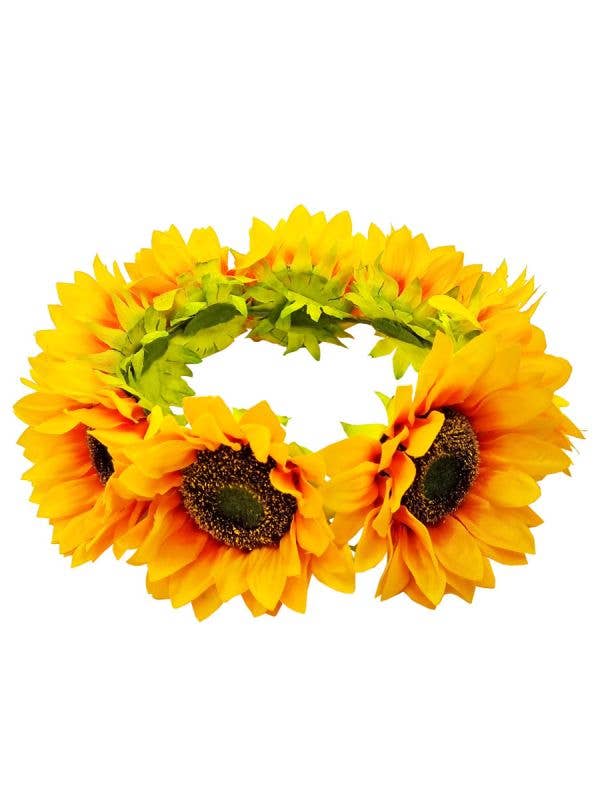 Image of Oversized Yellow Sunflowers Costume Headband - Main Image