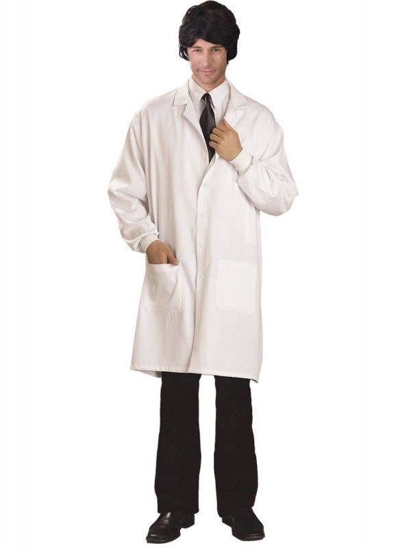 Mens White Doctor Lab Coat Plus Size Costume