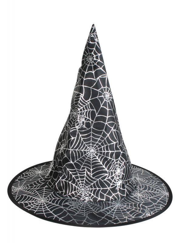 Kids Spider Web Print Wicked Witch Costume Hat