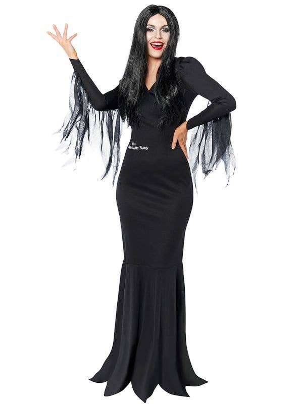 Image of Morticia Addams Women's Halloween Costume - Main Image