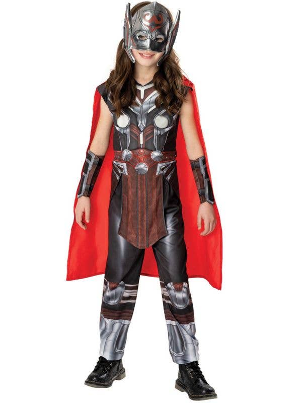 Image of Love and Thunder Girls Mighty Thor Superhero Costume - Main Image