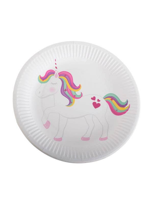 23cm Unicorn Theme Party Plates in a 10 Pack