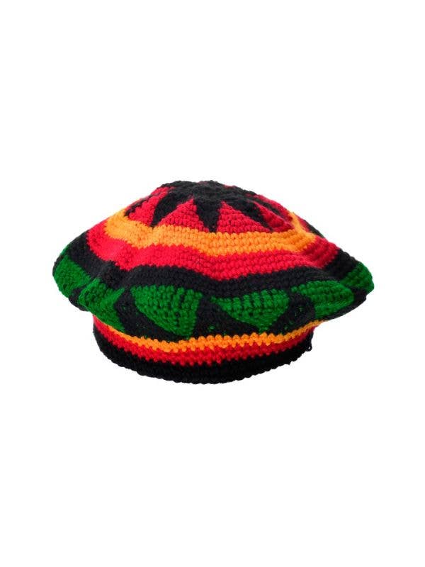 Knitted Jamaican Rasta Costume Hat Accessory Main Image