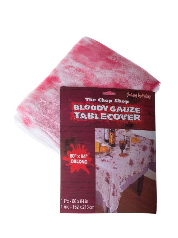 Blood Splattered Halloween Table Cover Decoration Main Image