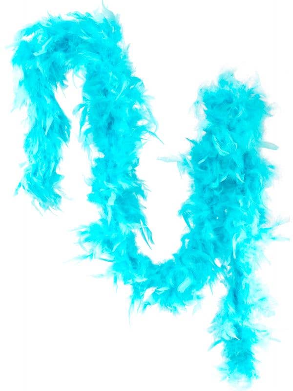 Turquoise Blue Fluffy Feather Boa