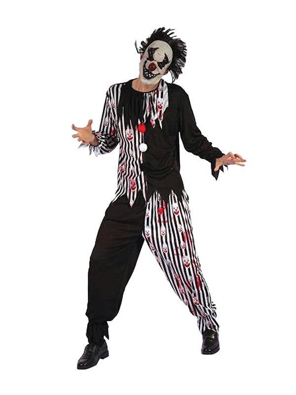 heavencostumes.com.au | Evil Bloody Clown Men's Halloween Costume