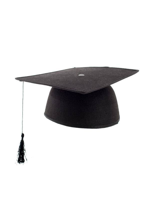 Black Mortar Board Graduation Hat for Adult's