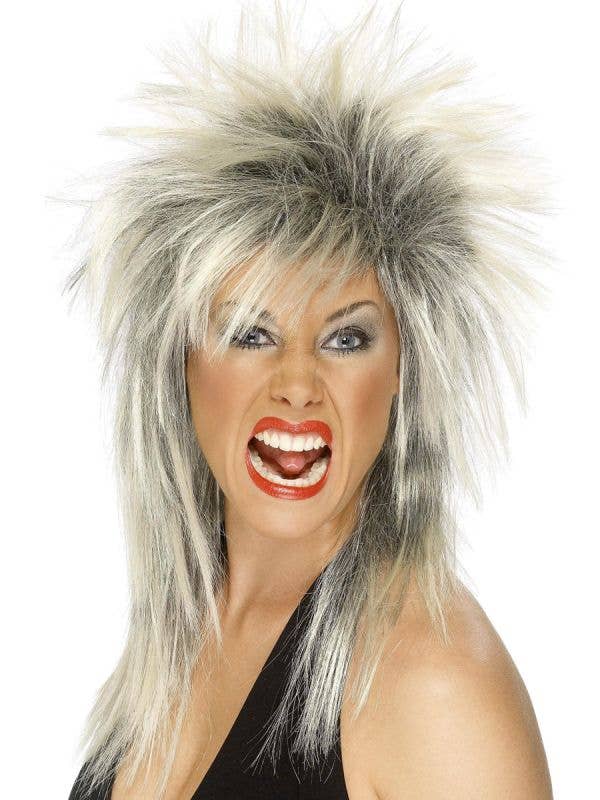 Image of 80's Rock Diva Long Mullet Wig