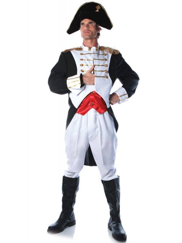 Men's Napoleon Commander Plus Size Olden Days Costume Main Image