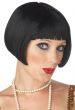 Women's Short Black Bob Cut Gatsby Flapper 1920's Costume Wig