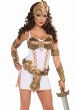 Womens Sexy Deluxe Roman Gladiator Costume - Close Image