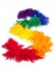 Rainbow Striped Feather Boa Costume Accessory