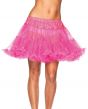 Women's Hot Pink Ruffled Thigh Length Costume Petticoat
