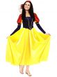 Women's Long Snow White Fairytale Dress Up Costume