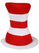 Red and White Striped Cat in the Hat Costume Hat