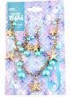 Gold Starfish Mermaid Necklace and Earrings Costume Jewellery Set