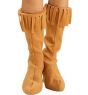 Womens Native Americia Maiden Indian Fancy Dress Costume - Boot Top Image