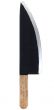Black Plastic Kitchen Butcher Knife Halloween Costume Weapon