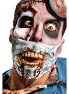 Blood Splattered Biohazard Zombie Surgical Costume Mask