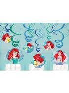 Image of Ariel Dream Big 12 Pack Hanging Swirls Decorations
