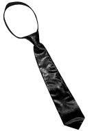 Metallic Black Costume Neck Tie - Main Image