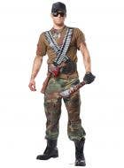 Zombie Hunter Costume Accessory Kit with Axe, Machete, Bullet Belt, Utility Belt and Dog Tags
