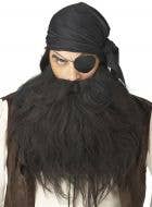 Men's Deluxe Pirate Beard and Moustache Costume Accessory Set