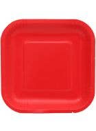 Image of Cherry Red 20 Pack 18cm Square Paper Plates