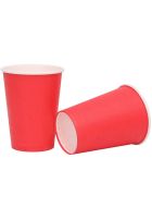 Image of Cherry Red 20 Pack Paper Cups