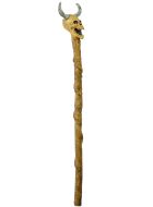 Image of Deluxe Totem Devil Skull Halloween Costume Staff - Main View