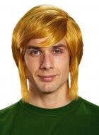 Men's Legend of Zelda Short Link Character Costume Wig - Front Image