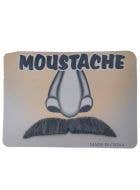 Image of Gentleman’s Stick-on Grey Faux Hair Costume Moustache - Main Image