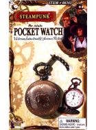 Deluxe Brass Steampunk Style Pocket Watch Costume Accessory